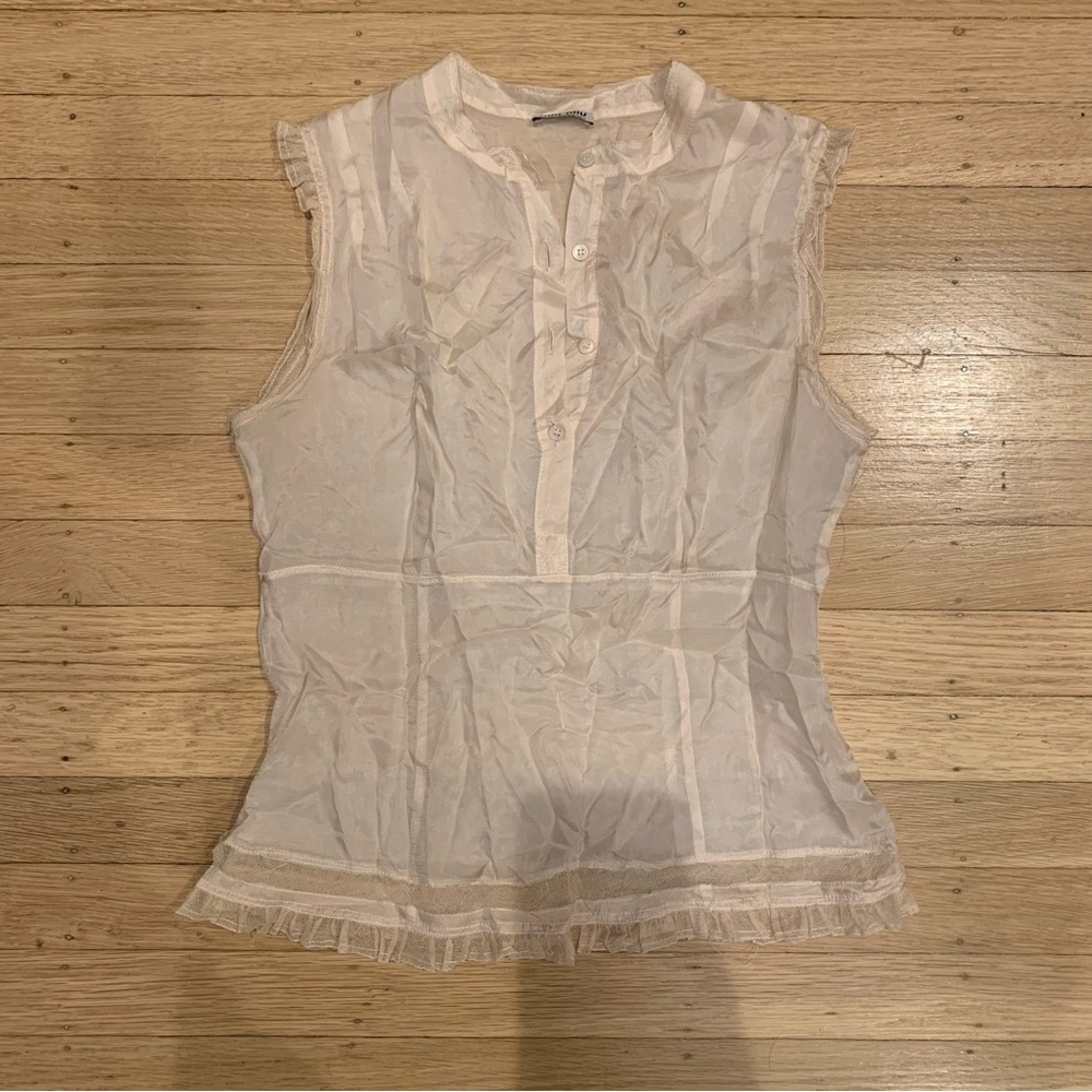 Gorgeous vintage Miu Miu silk blouse